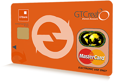 Image result for gtcrea8  atm card